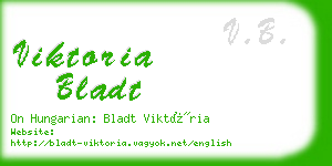 viktoria bladt business card